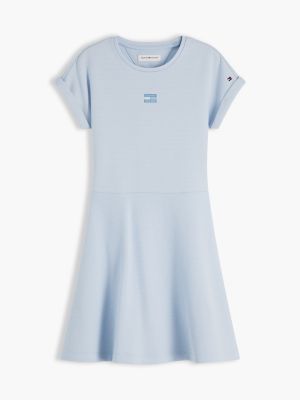 Tommy Hilfiger Kids' Tonal Flag Logo Skater Dress — фото 5