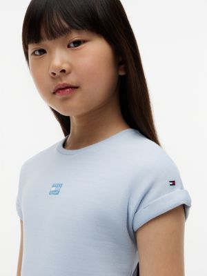 Tommy Hilfiger Kids' Tonal Flag Logo Skater Dress — фото 3