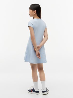 Tommy Hilfiger Kids' Tonal Flag Logo Skater Dress — фото 4