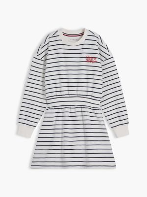 Детские платья Tommy Hilfiger Kids' Striped Sweatshirt Dress — фото 5