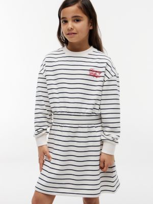 Детские платья Tommy Hilfiger Kids' Striped Sweatshirt Dress — фото 3
