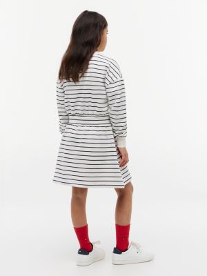 Детские платья Tommy Hilfiger Kids' Striped Sweatshirt Dress — фото 4