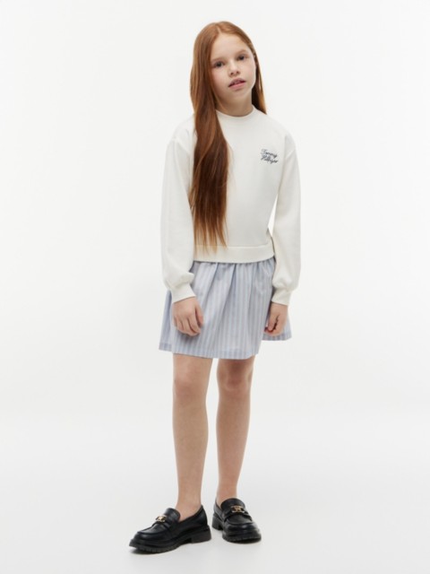 Детские платья Tommy Hilfiger Kids' Sweatshirt Combo Dress