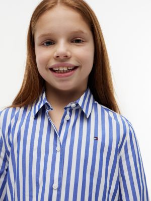 Tommy Hilfiger Kids' Striped Pleated Shirtdress — фото 2