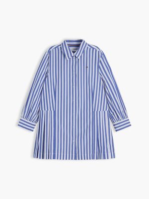 Tommy Hilfiger Kids' Striped Pleated Shirtdress — фото 5