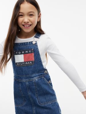 Tommy Hilfiger Kids' Flag Logo Overall Dress — фото 2