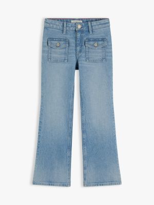 Детские джинсы Tommy Hilfiger Kids' Patch Pocket Flared Jean — фото 5