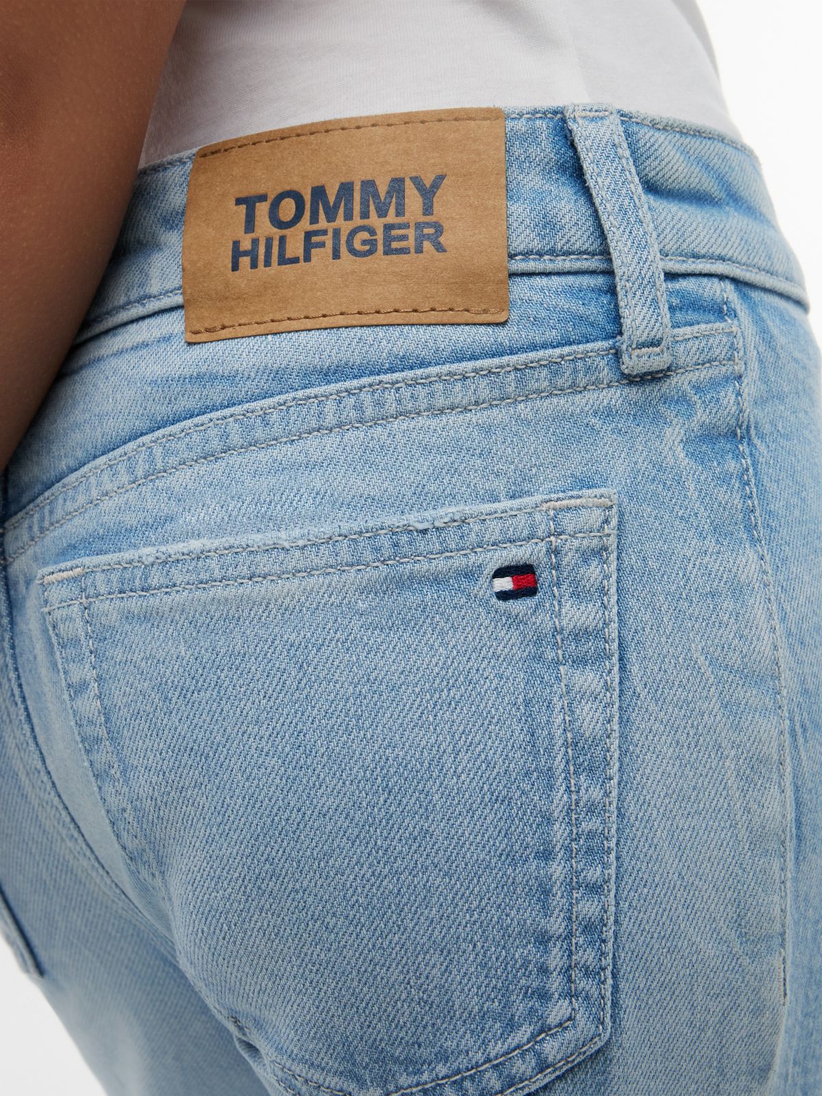 Kids' Patch Pocket Flared Jean — Light Denim