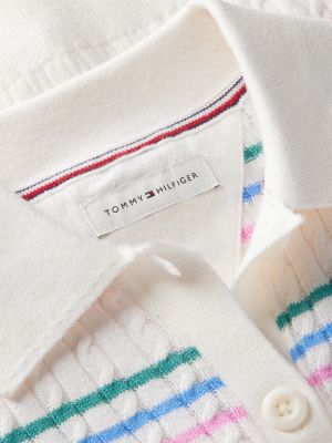 Детские кардиганы Tommy Hilfiger Kids' Cable Knit Polo Cardigan — фото 6
