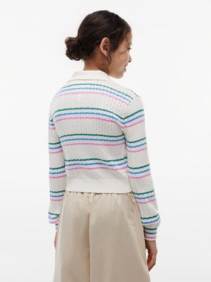 Детские кардиганы Tommy Hilfiger Kids' Cable Knit Polo Cardigan — фото 4