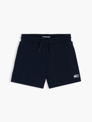 Детские спортивные шорты Tommy Hilfiger Tonal Flag, цвет: Тёмно-синий — фото 5