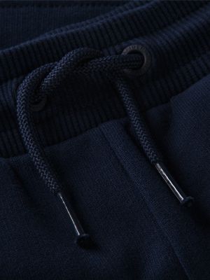 Детские спортивные шорты Tommy Hilfiger Tonal Flag, цвет: Тёмно-синий — фото 6