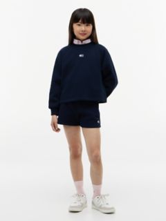 Kids' Tonal Flag Sweatshort — Navy 2