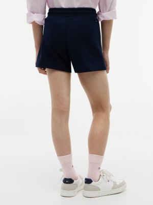 Детские спортивные шорты Tommy Hilfiger Tonal Flag, цвет: Тёмно-синий — фото 4