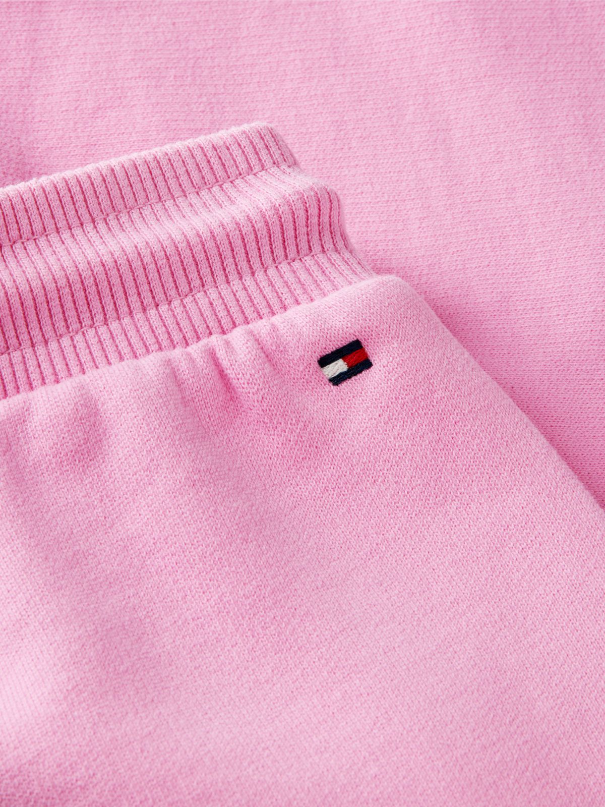 Kids' Tonal Flag Sweatshort — Pink Daisy