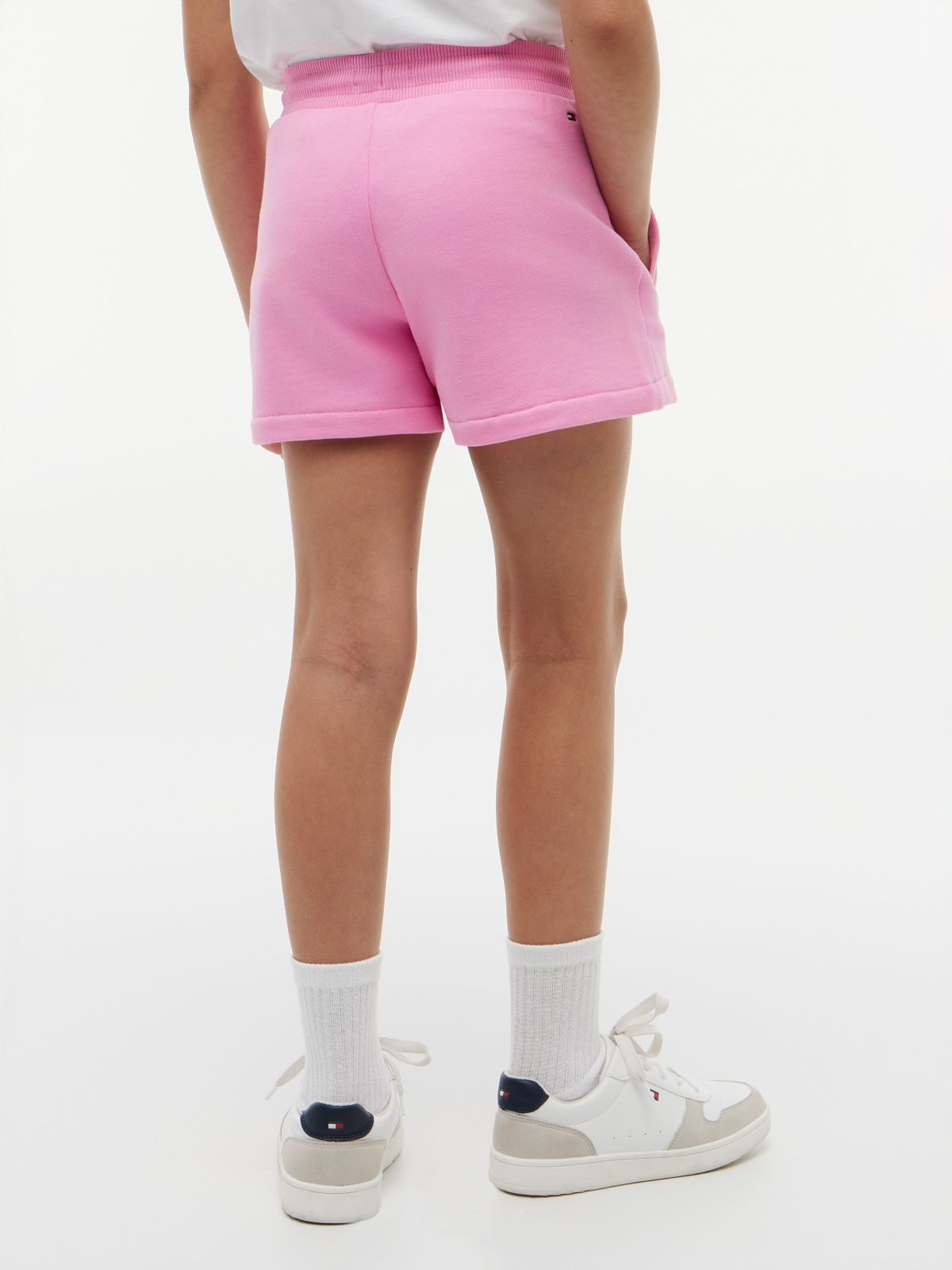 Kids' Tonal Flag Sweatshort — Pink Daisy