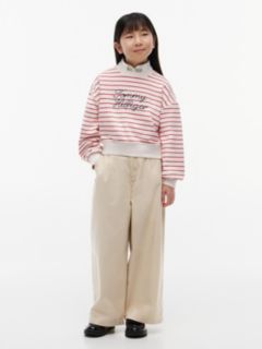 Kids' Hilfiger Logo Sweatshirt — Primary Red Stripes 2