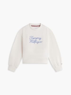 Детские худи Tommy Hilfiger Kids' Hilfiger Logo Sweatshirt — фото 5
