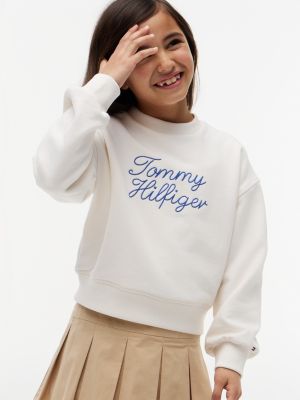 Детские худи Tommy Hilfiger Kids' Hilfiger Logo Sweatshirt — фото 3