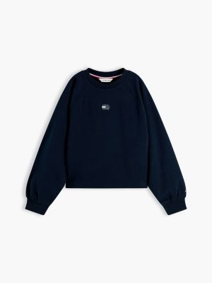 Детские худи Tommy Hilfiger Kids' Tonal Flag Raglan Sweatshirt — фото 5