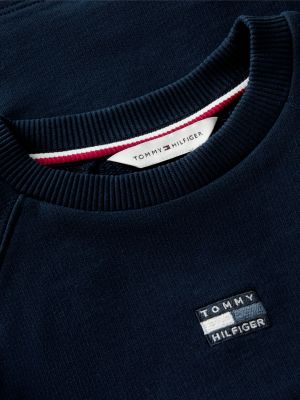 Детские худи Tommy Hilfiger Kids' Tonal Flag Raglan Sweatshirt — фото 6