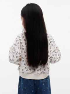 Kids' Doodle Print Sweatshirt — Flower Print AOP 4