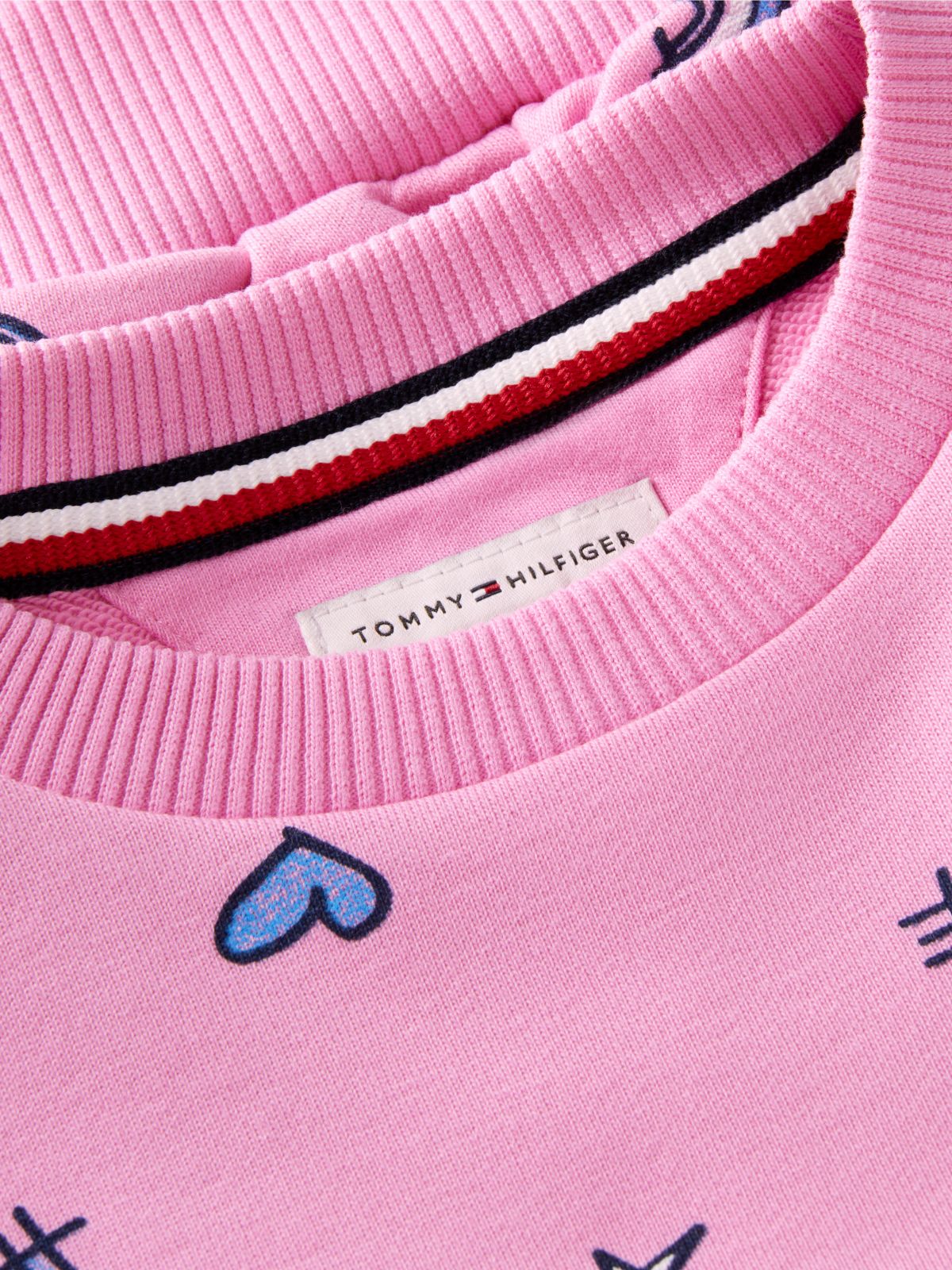 Kids' Doodle Print Sweatshirt — Pink Daisy