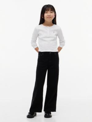Детские топы Tommy Hilfiger Kids' Pointelle Long-Sleeve Top — фото 2