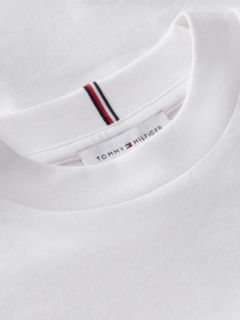 Kids' Tommy Logo Rhinestone Flag T-Shirt — White 6