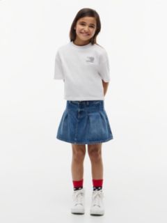 Kids' Tommy Logo Rhinestone Flag T-Shirt — White 2