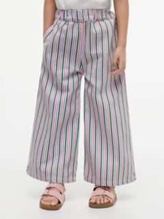 Kids' Stripe Denim Culotte — Denim Stripes 2