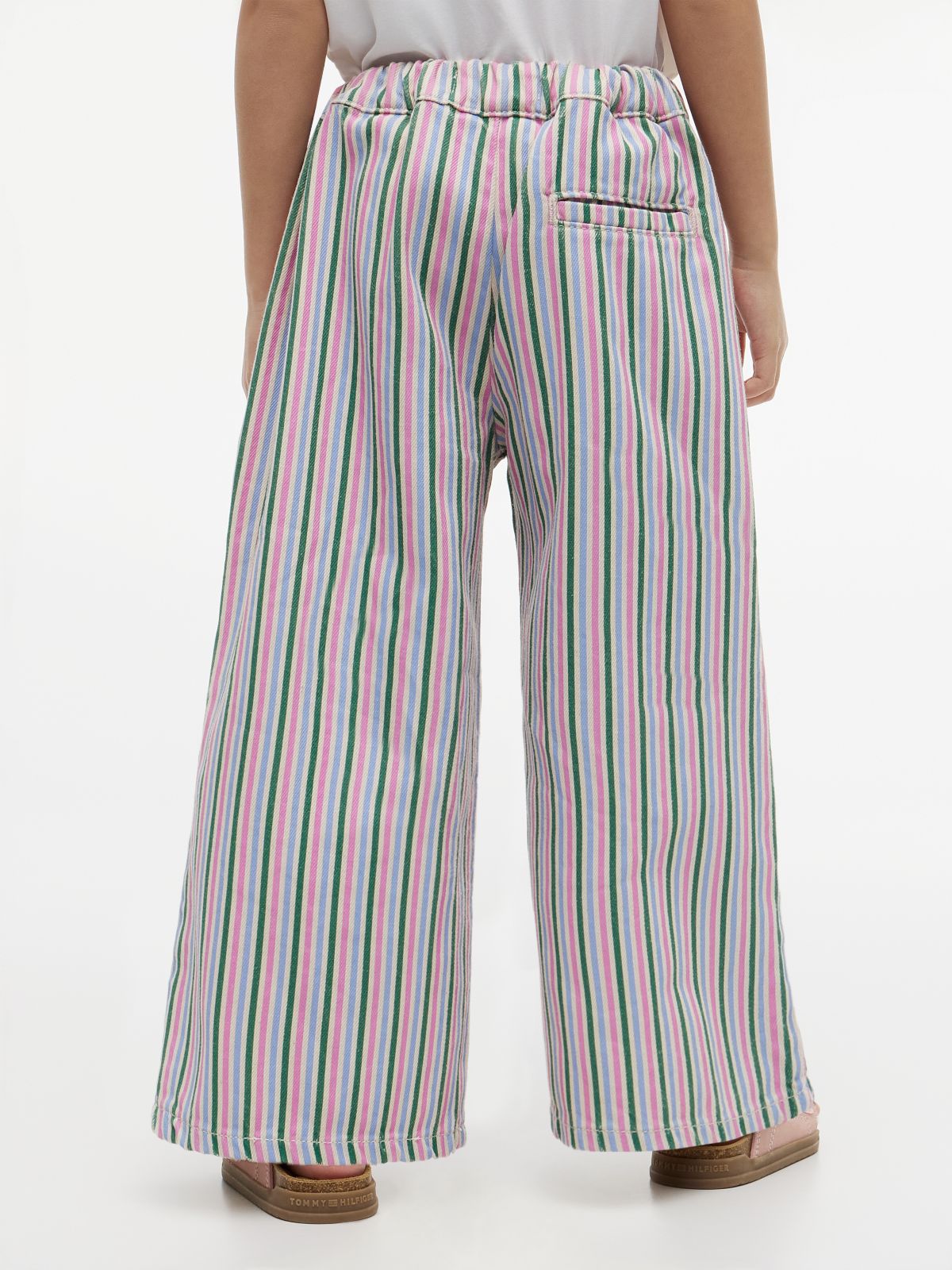 Kids' Stripe Denim Culotte — Denim Stripes