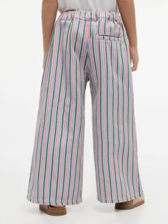 Kids' Stripe Denim Culotte — Denim Stripes 4