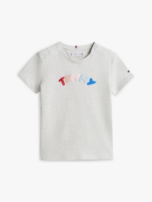 Kids' Tommy Multicolor Puff Logo T-Shirt
