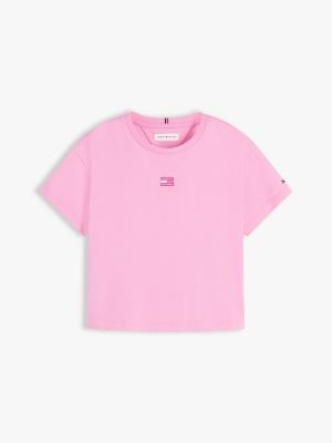Детские футболки Tommy Hilfiger Kids' Tonal Flag T-Shirt — фото 5