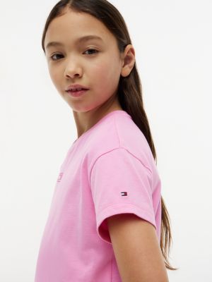 Детские футболки Tommy Hilfiger Kids' Tonal Flag T-Shirt — фото 3