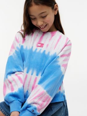 Детские худи Tommy Hilfiger Kids' Tie-Dye Sweatshirt — фото 3