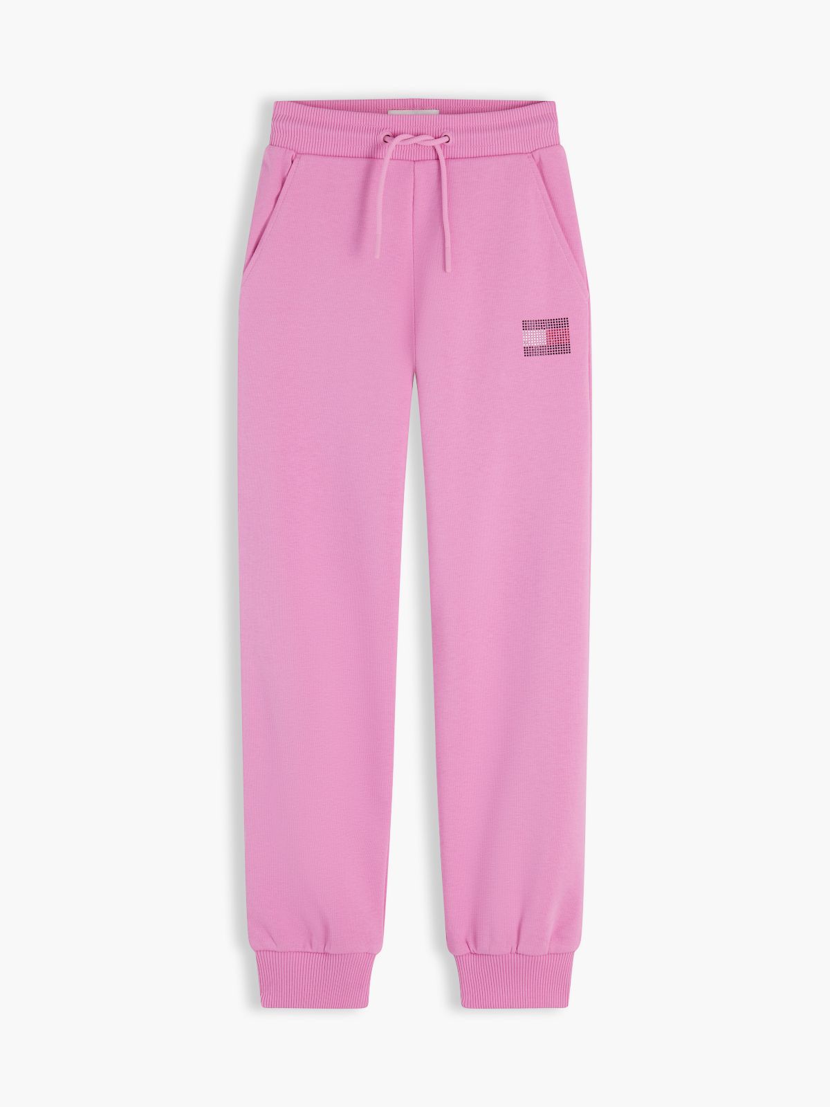 Kids' Rhinestone Flag Sweatpant — Pink Daisy