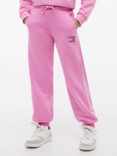 Kids' Rhinestone Flag Sweatpant — Pink Daisy 1