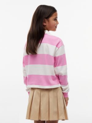 Детские топы Tommy Hilfiger Kids' Rugby Stripe Polo — фото 4