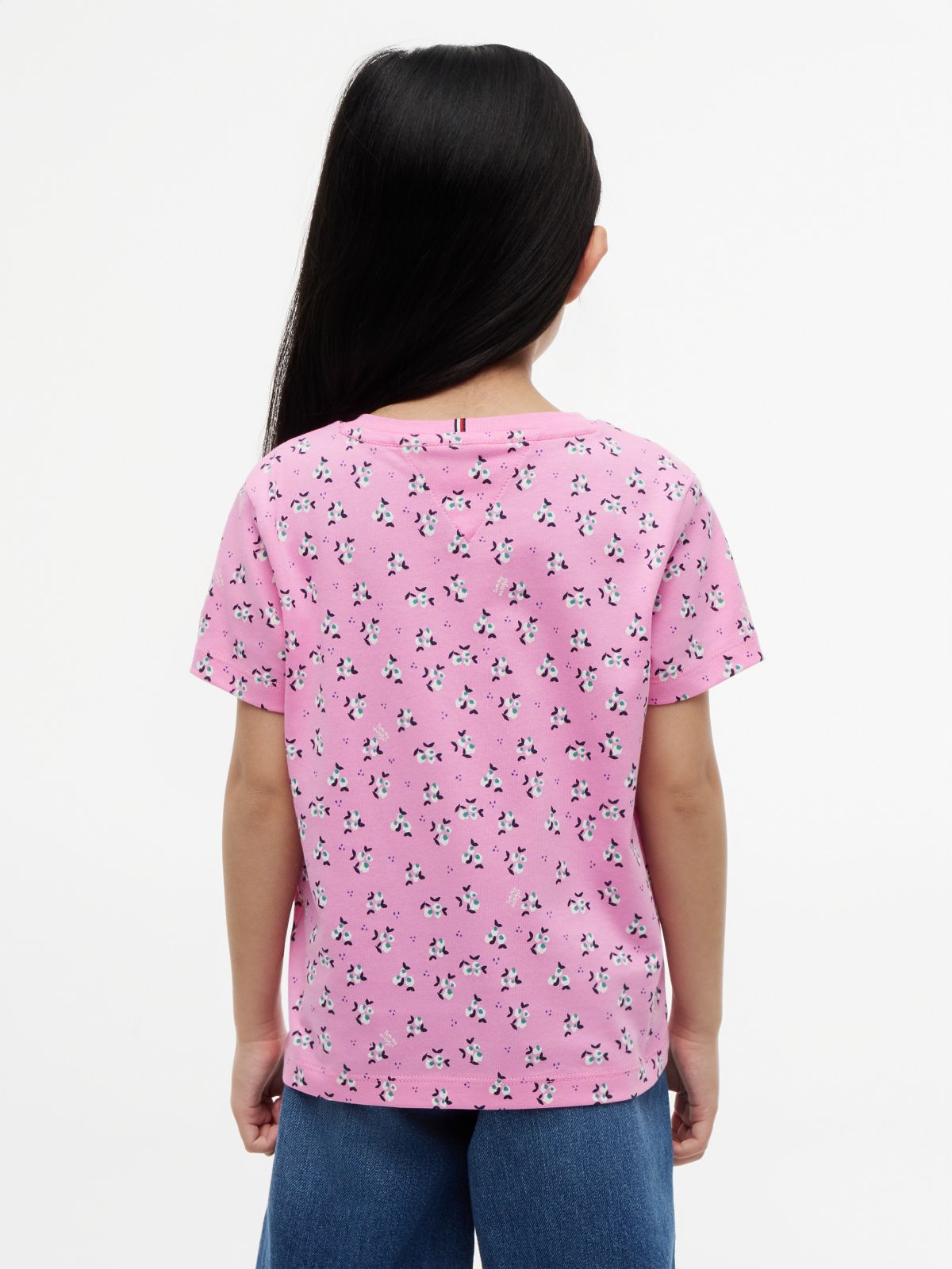 Kids' Doodle Print T-Shirt — Pink Daisy