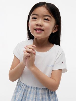 Tommy Hilfiger Kids' Gingham Seersucker Combo Dress — фото 2