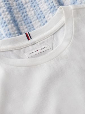 Tommy Hilfiger Kids' Gingham Seersucker Combo Dress — фото 6