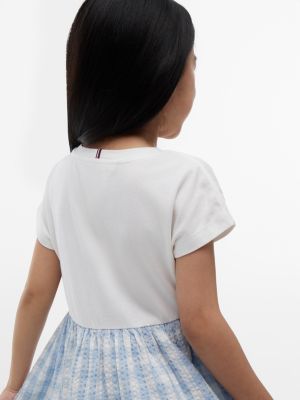 Tommy Hilfiger Kids' Gingham Seersucker Combo Dress — фото 3