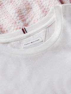 Kids' Gingham Seersucker Combo Dress — Whimsy Pink 6