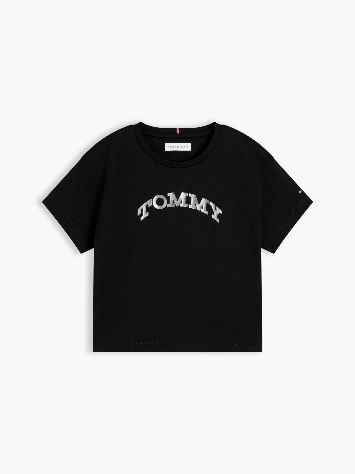 Kids' Tommy Logo T-Shirt & Legging Set — Black