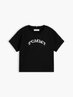 Kids' Tommy Logo T-Shirt & Legging Set — Black 6