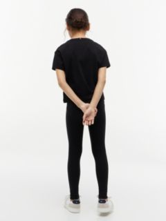 Kids' Tommy Logo T-Shirt & Legging Set — Black 5