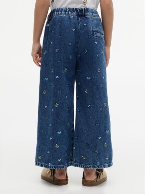 Детские джинсы Tommy Hilfiger Kids' Doodle Print Denim Culotte — фото 4