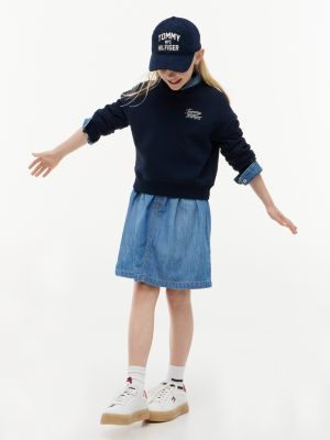 Детские худи Tommy Hilfiger Kids' Script Logo Sweatshirt — фото 2